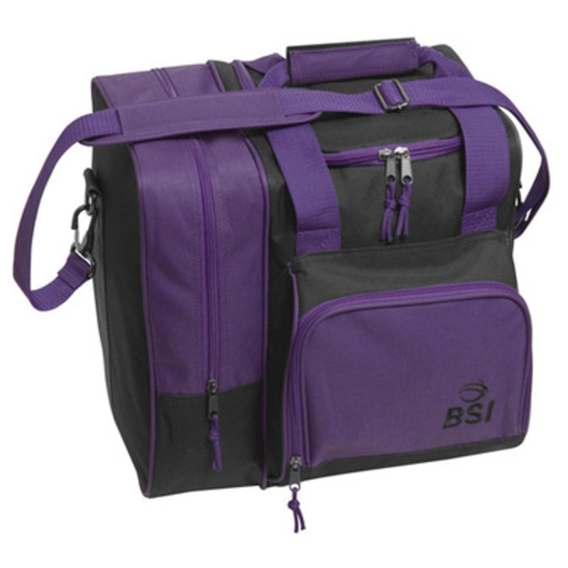 BSI Deluxe Single Ball Tote Bag Black/Purple