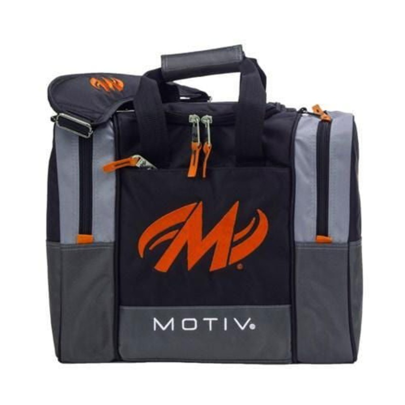 Motiv Shock Single Tote Black Orange