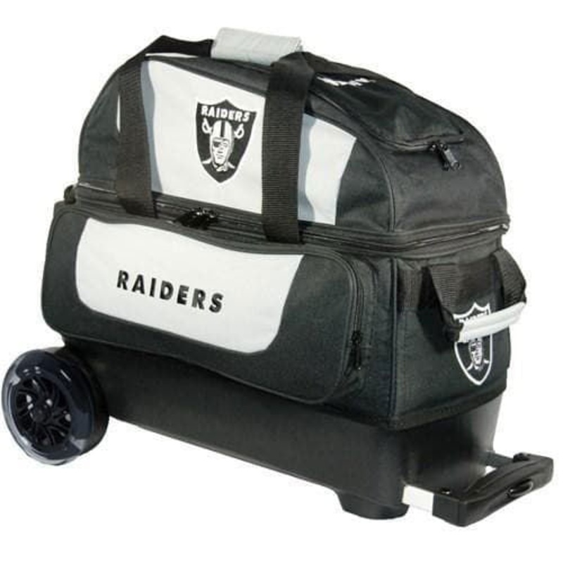 NFL Double Roller Raiders Bowling Bag