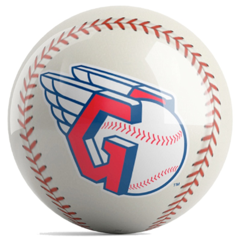 OTBB Cleveland Guardians Baseball Bowling Ball