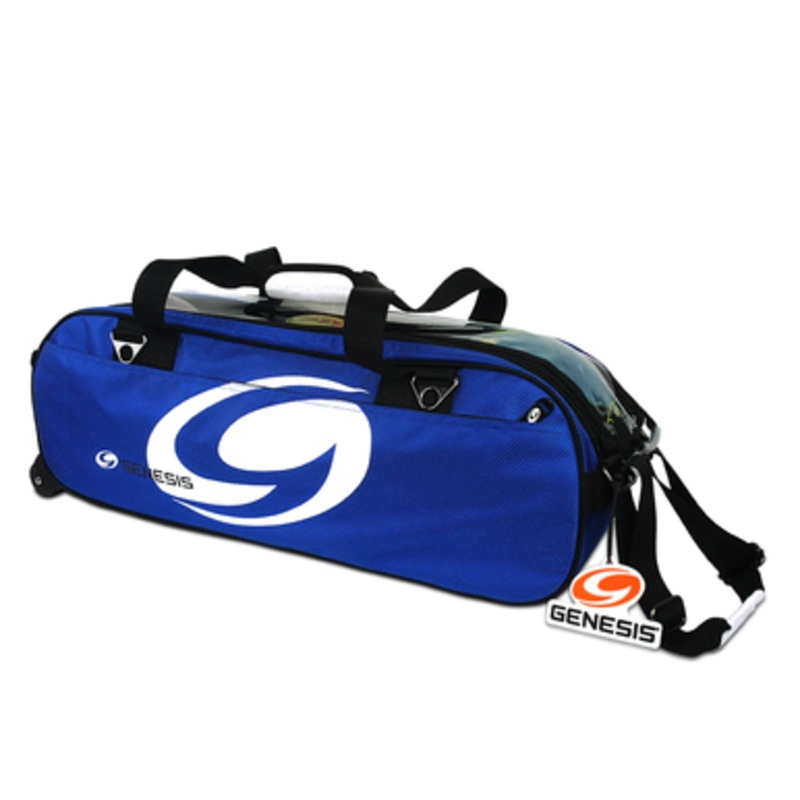 Genesis Sport 3-Ball Tote Roller Blue