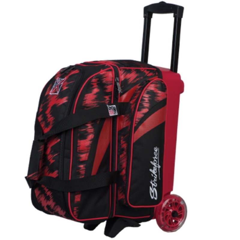 KR Strikeforce Cruiser Scratch 2 Ball Roller Bag Red
