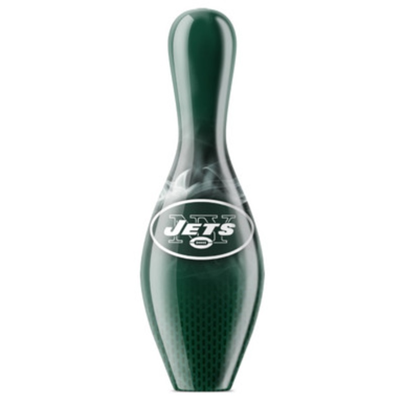 OTBB NFL on Fire New York Jets Bowling Pin