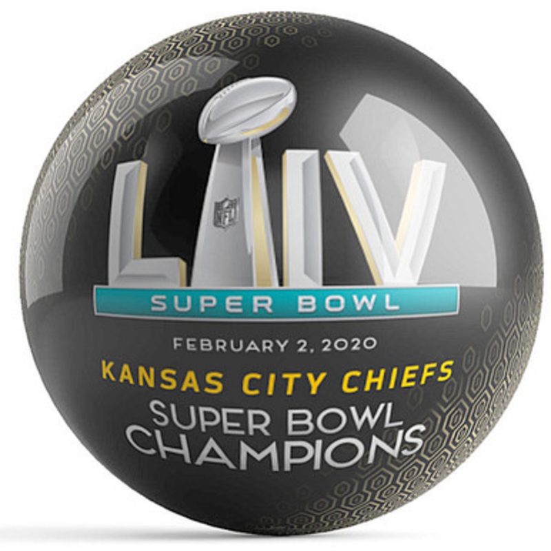 OTBB Super Bowl LIV Champions Chiefs V2 Bowling Ball