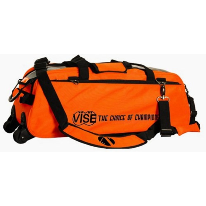 Vise 3 Ball Tote Roller Bowling Bag – Orange