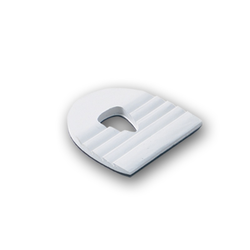 3G Heel Rippled White