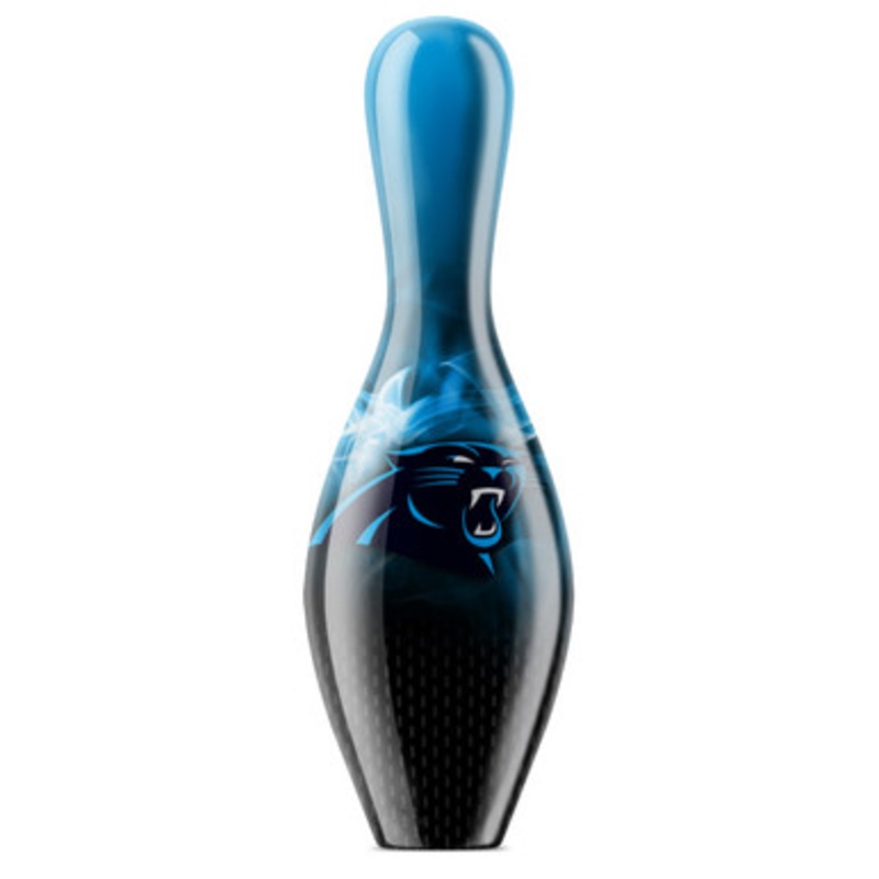 OTBB NFL on Fire Carolina Panthers Bowling Pin
