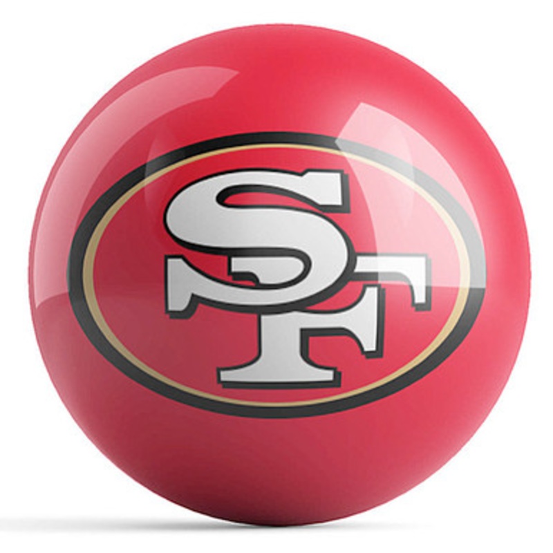 OTBB NFL Team Logo San Francisco 49ers Bowling Ball