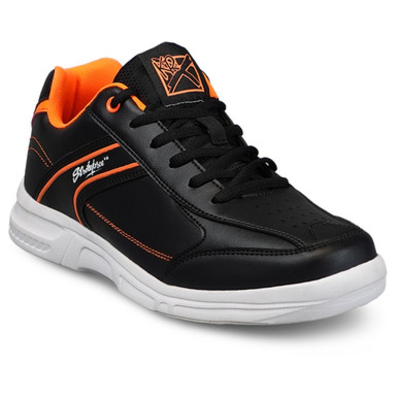 KR Strikeforce Mens Flyer Lite Bowling Shoes Black/Orange
