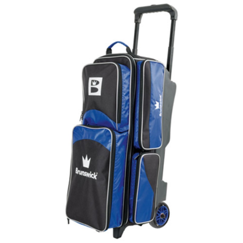 Brunswick Edge 3 Ball Roller Bag Blue