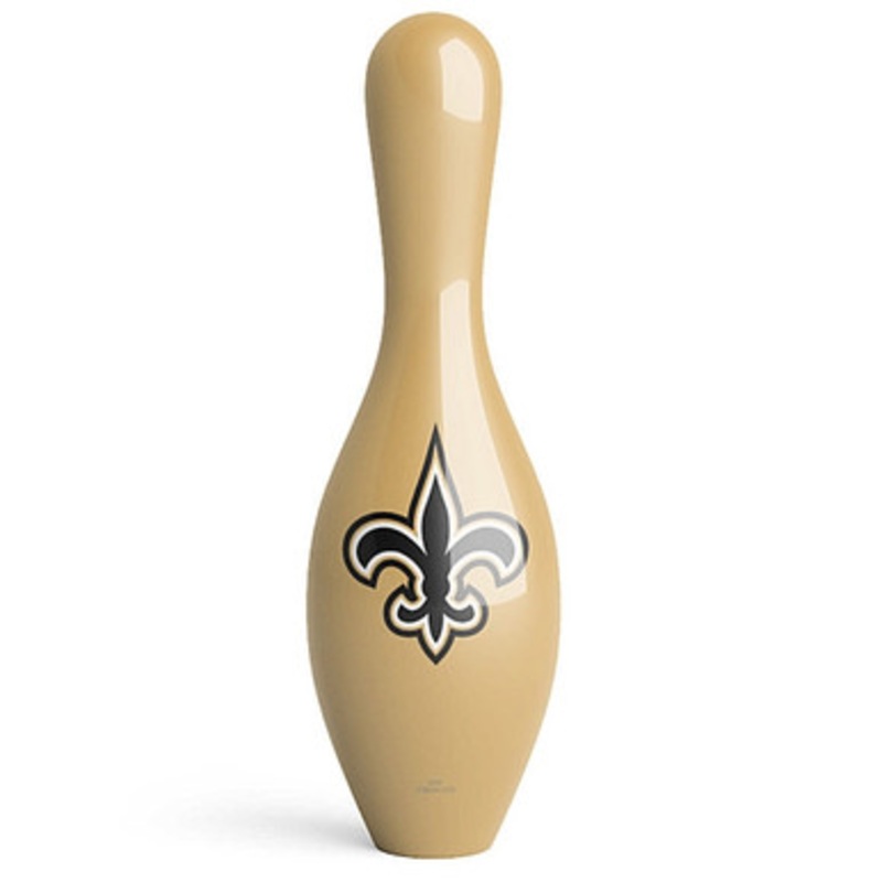 OTBB NFL Team Logo New Orleans Saints Bowling Pin