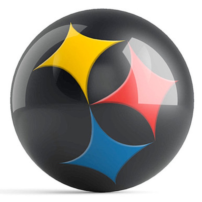 OTBB NFL Team Logo Pittsburgh Steelers Bowling Ball